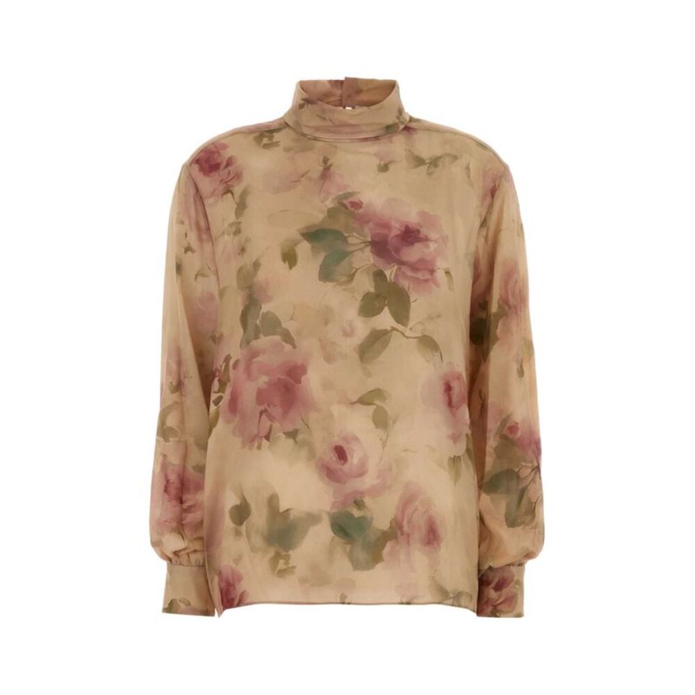 Magda Butrym Women Printed Stretch Silk Blouse